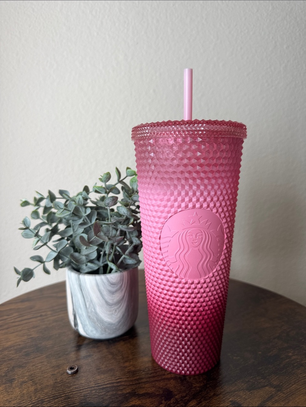 Starbucks 2022 Holiday Waxberry Ombré Studded Tumbler: Venti